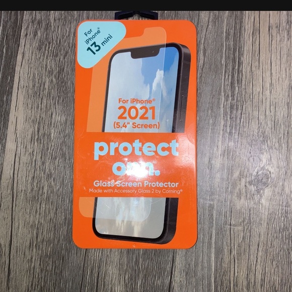 Protect Onn: Glass Screen Protector for IPhone 13 mini - Picture 3 of 3